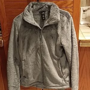 North face zip up sweater